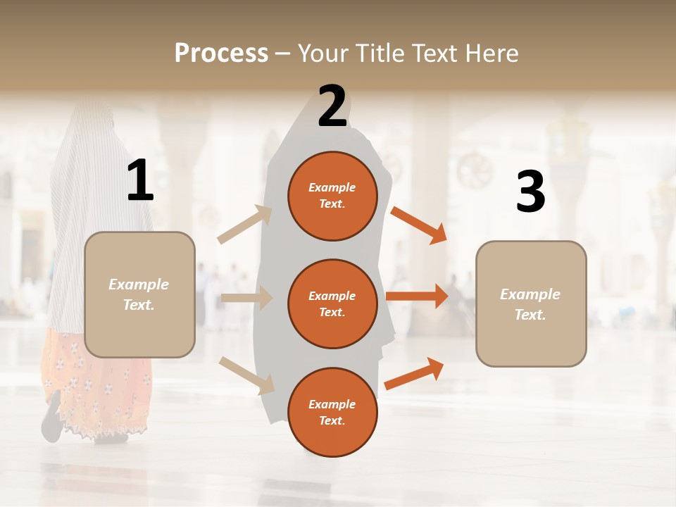 Pray Arab Omra PowerPoint Template