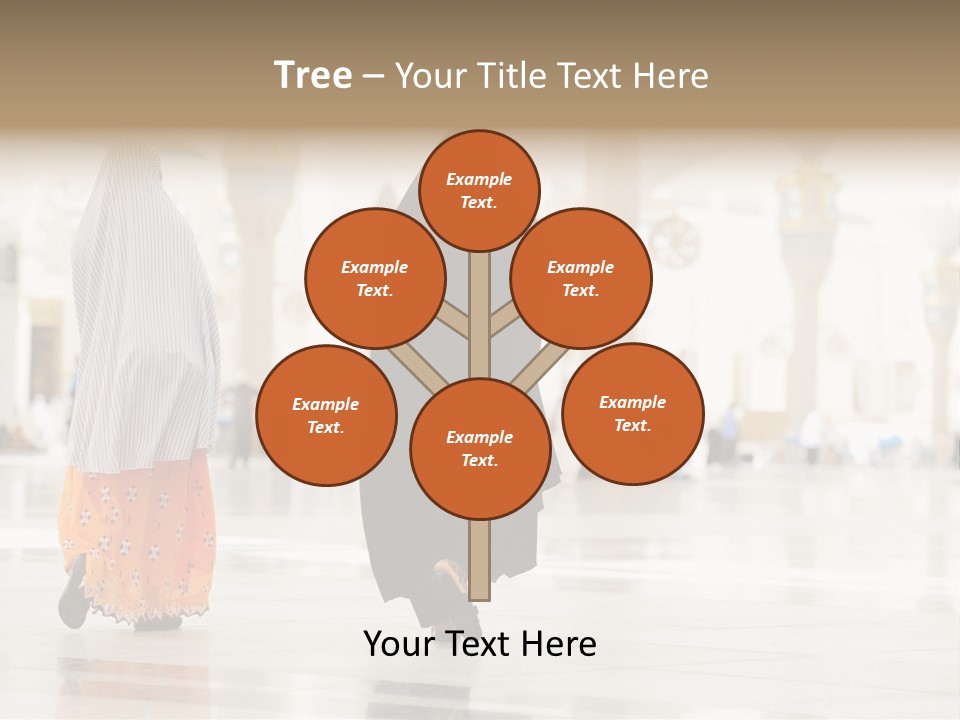 Pray Arab Omra PowerPoint Template