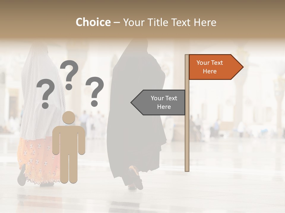 Pray Arab Omra PowerPoint Template