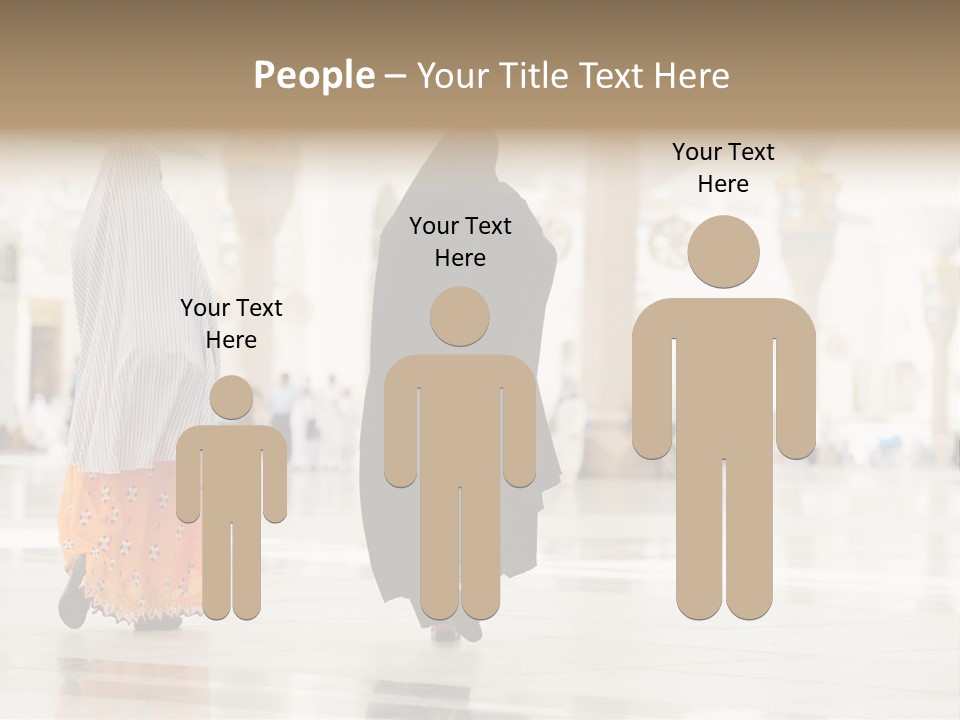 Pray Arab Omra PowerPoint Template