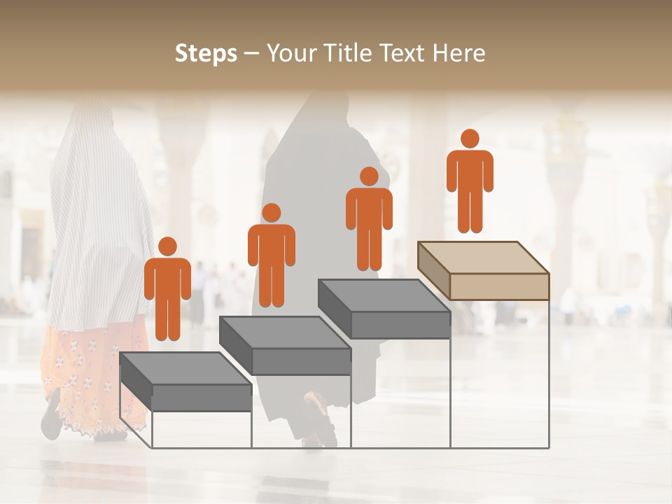 Pray Arab Omra PowerPoint Template