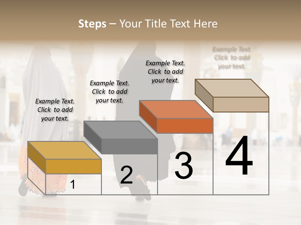 Pray Arab Omra PowerPoint Template