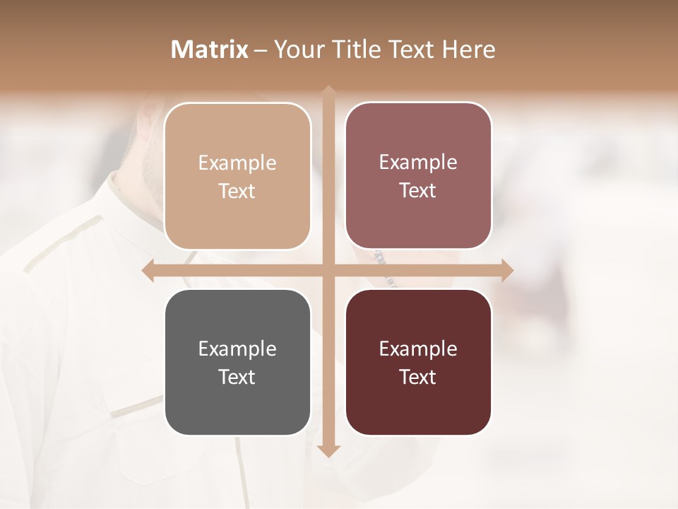 Portrait Mekah Face PowerPoint Template