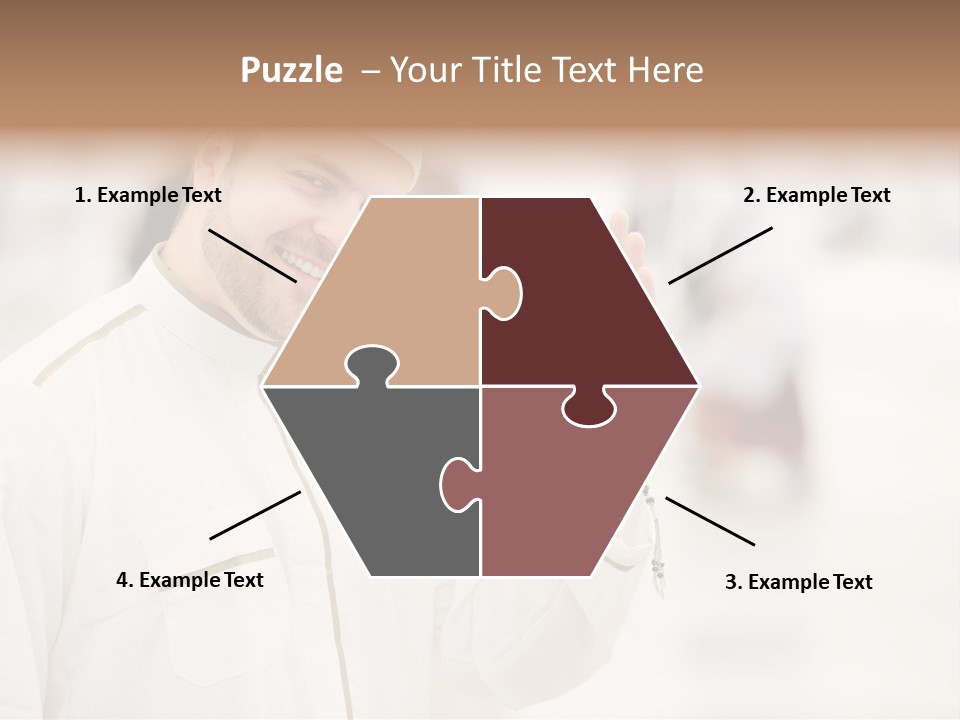 Portrait Mekah Face PowerPoint Template