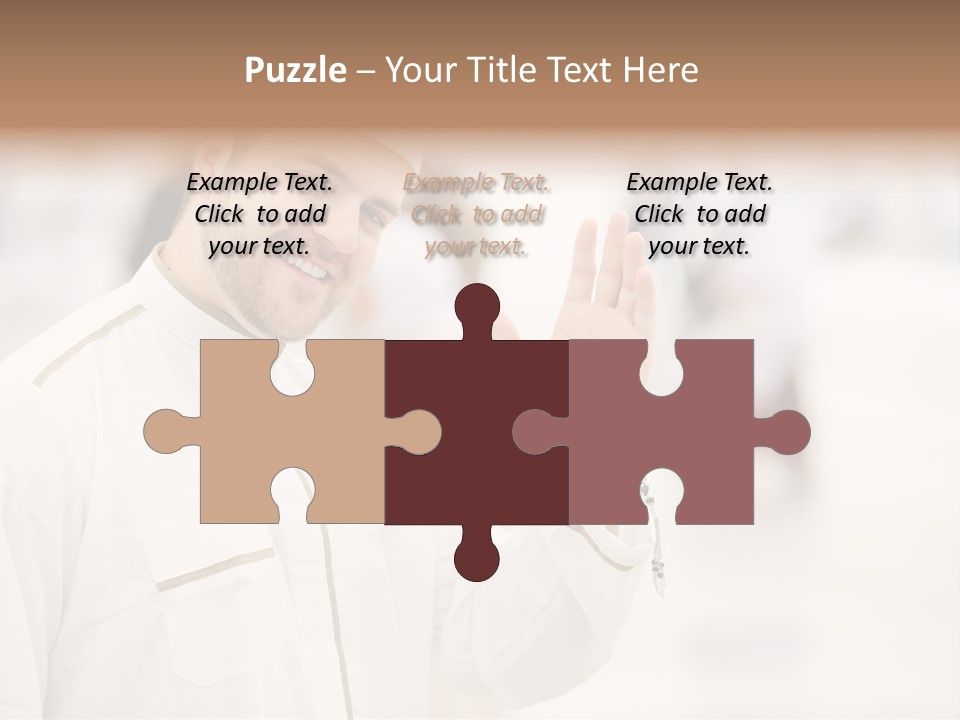 Portrait Mekah Face PowerPoint Template