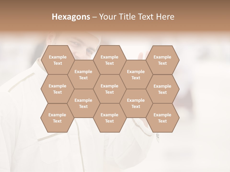 Portrait Mekah Face PowerPoint Template