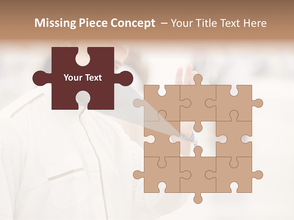 Portrait Mekah Face PowerPoint Template