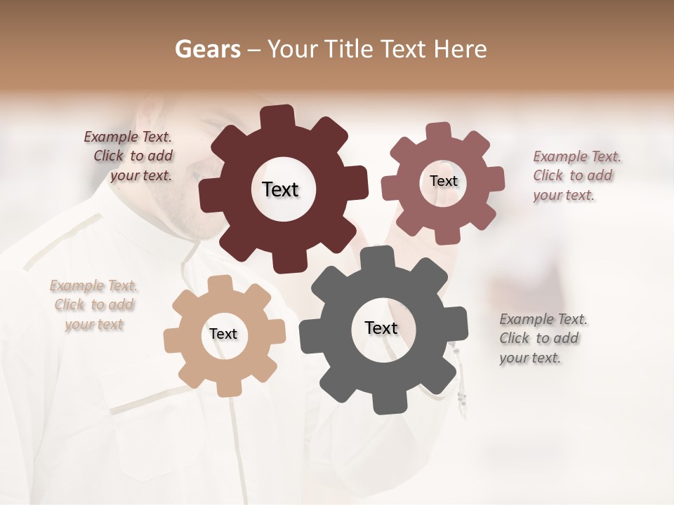 Portrait Mekah Face PowerPoint Template