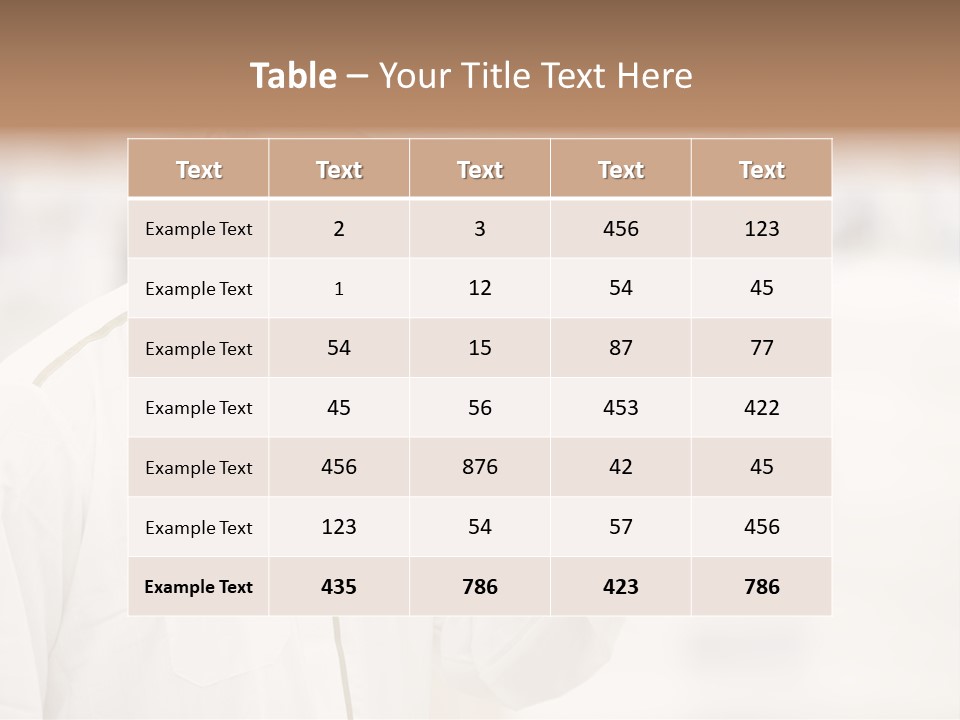 Portrait Mekah Face PowerPoint Template