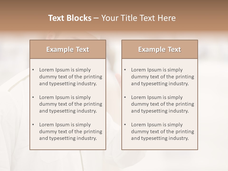 Portrait Mekah Face PowerPoint Template