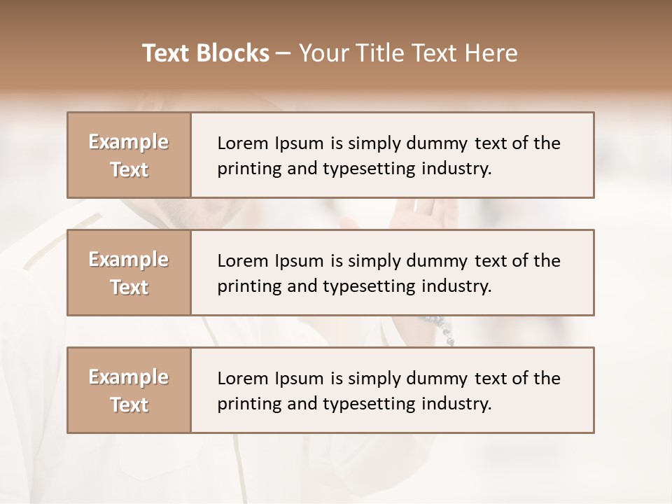 Portrait Mekah Face PowerPoint Template