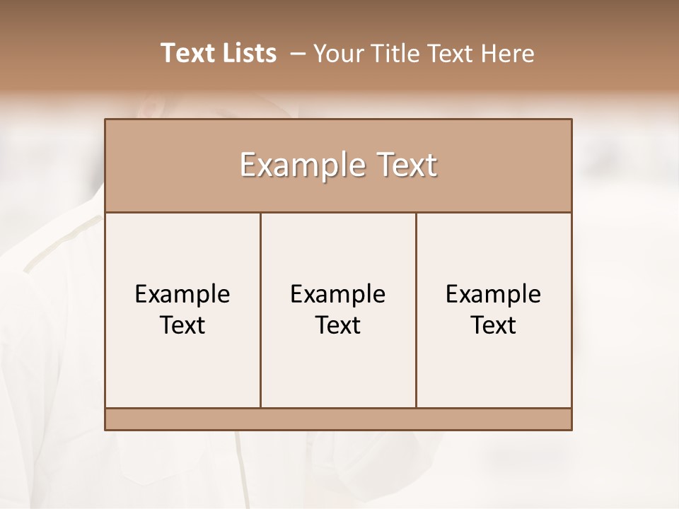 Portrait Mekah Face PowerPoint Template