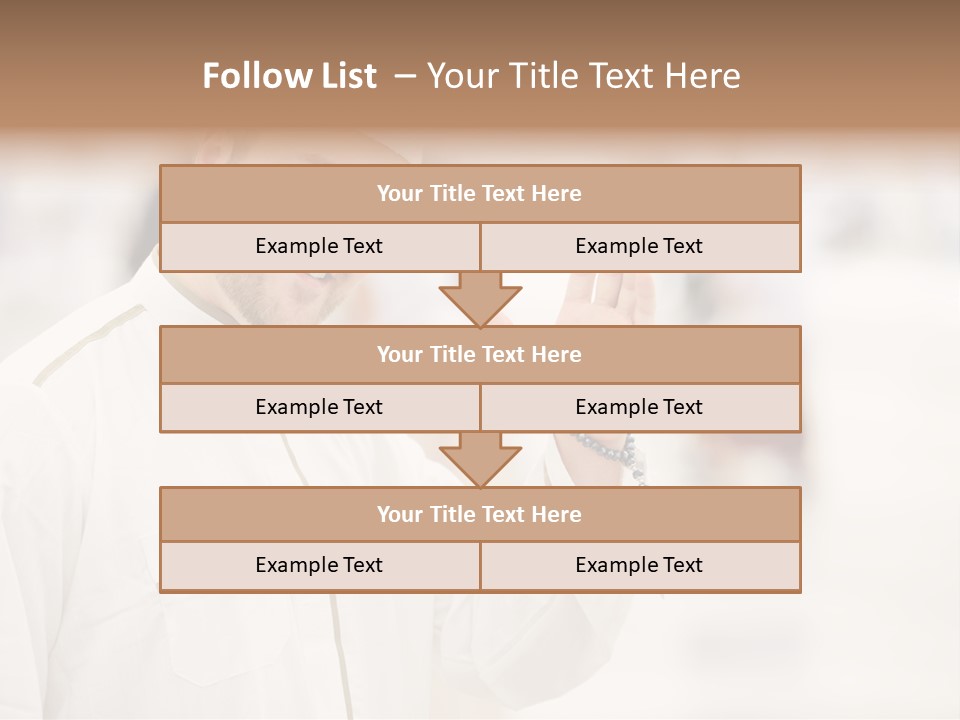 Portrait Mekah Face PowerPoint Template
