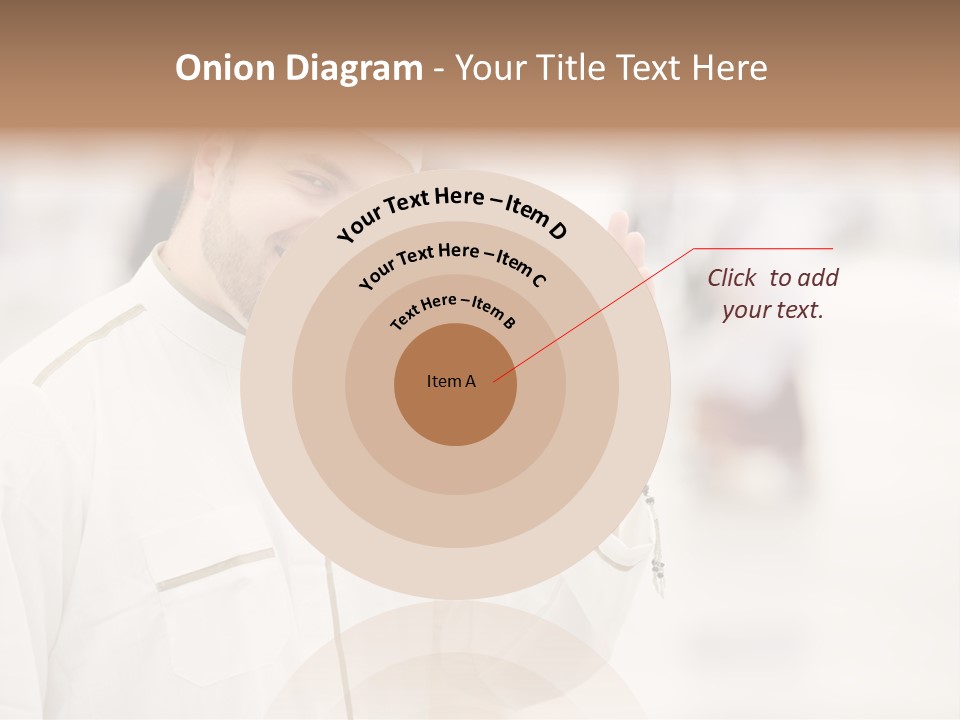 Portrait Mekah Face PowerPoint Template