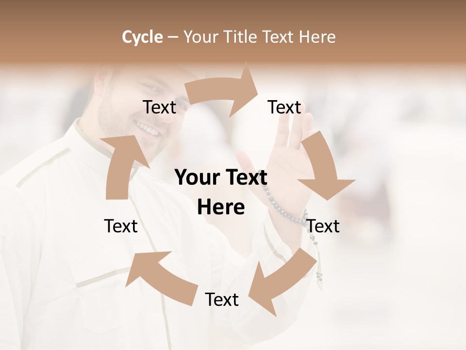 Portrait Mekah Face PowerPoint Template