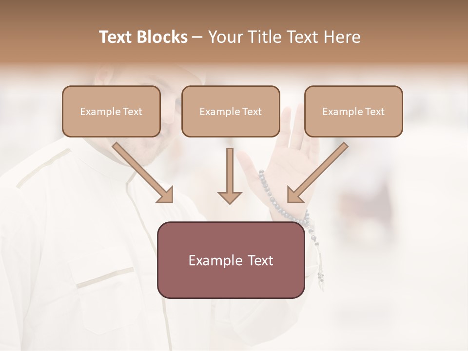 Portrait Mekah Face PowerPoint Template