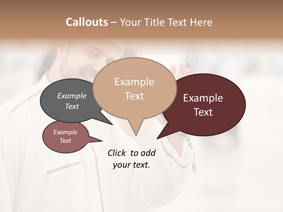 Portrait Mekah Face PowerPoint Template