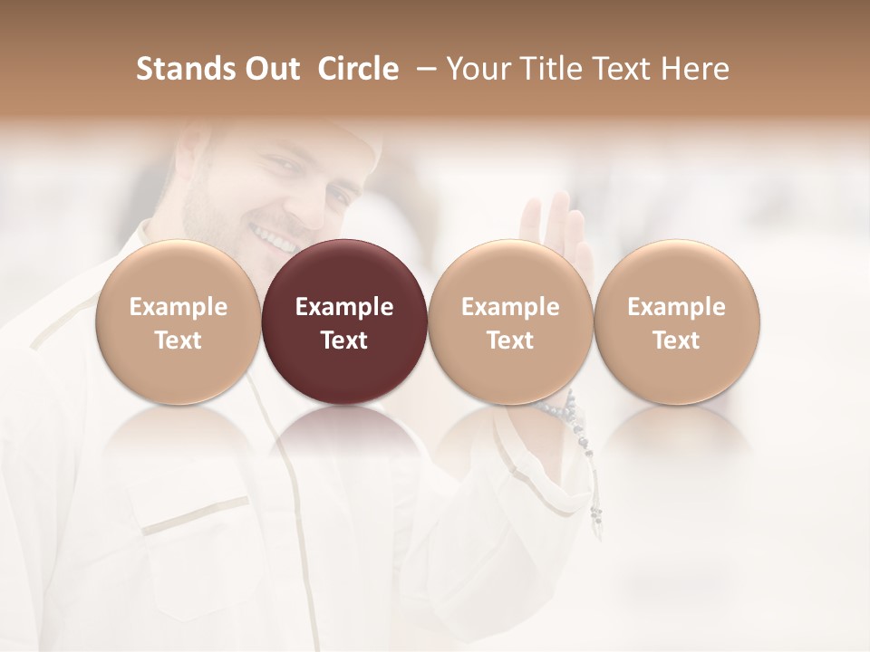 Portrait Mekah Face PowerPoint Template