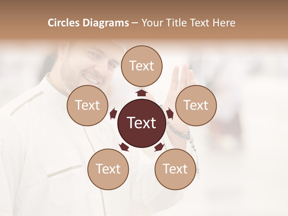 Portrait Mekah Face PowerPoint Template