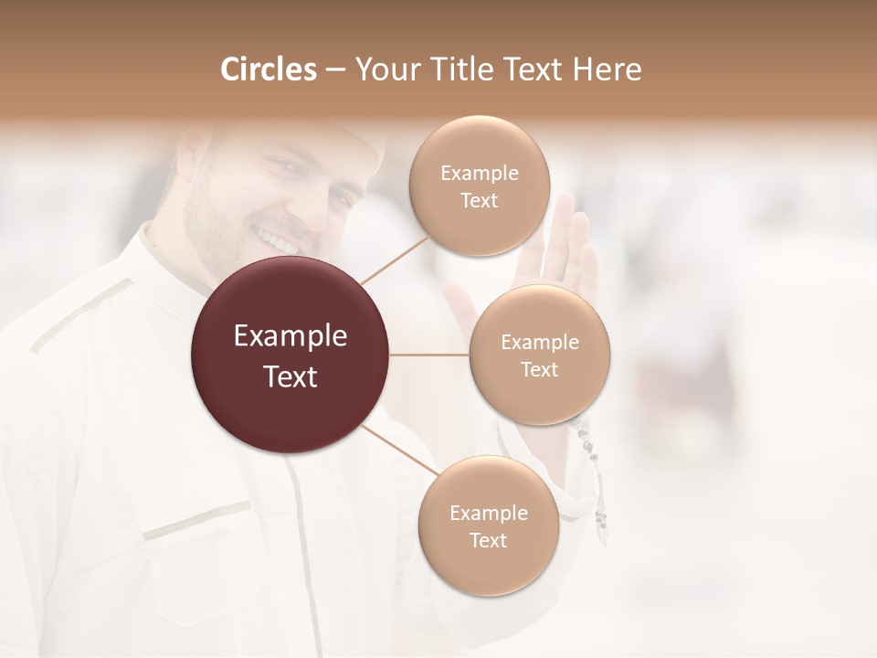 Portrait Mekah Face PowerPoint Template