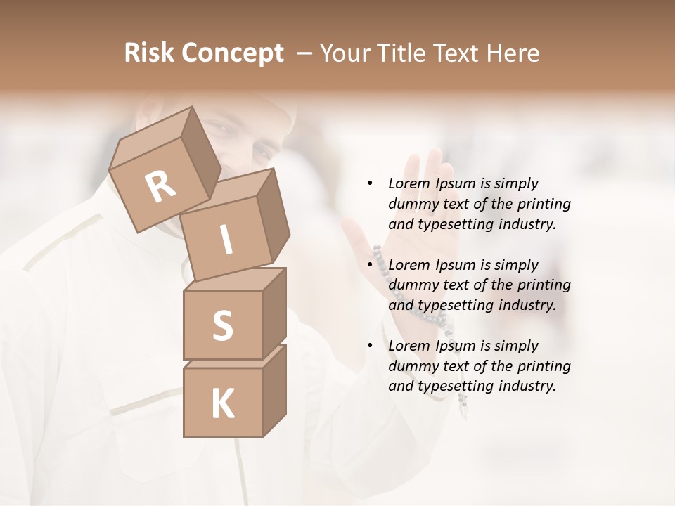 Portrait Mekah Face PowerPoint Template