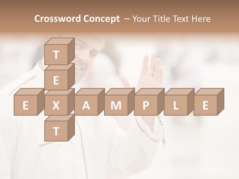 Portrait Mekah Face PowerPoint Template