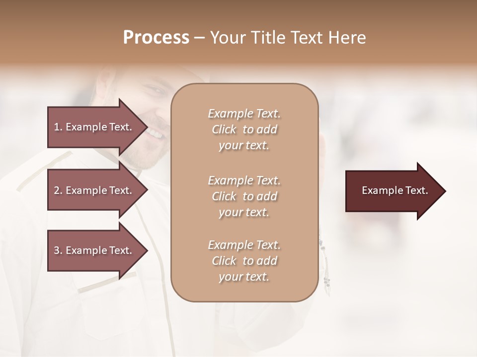 Portrait Mekah Face PowerPoint Template