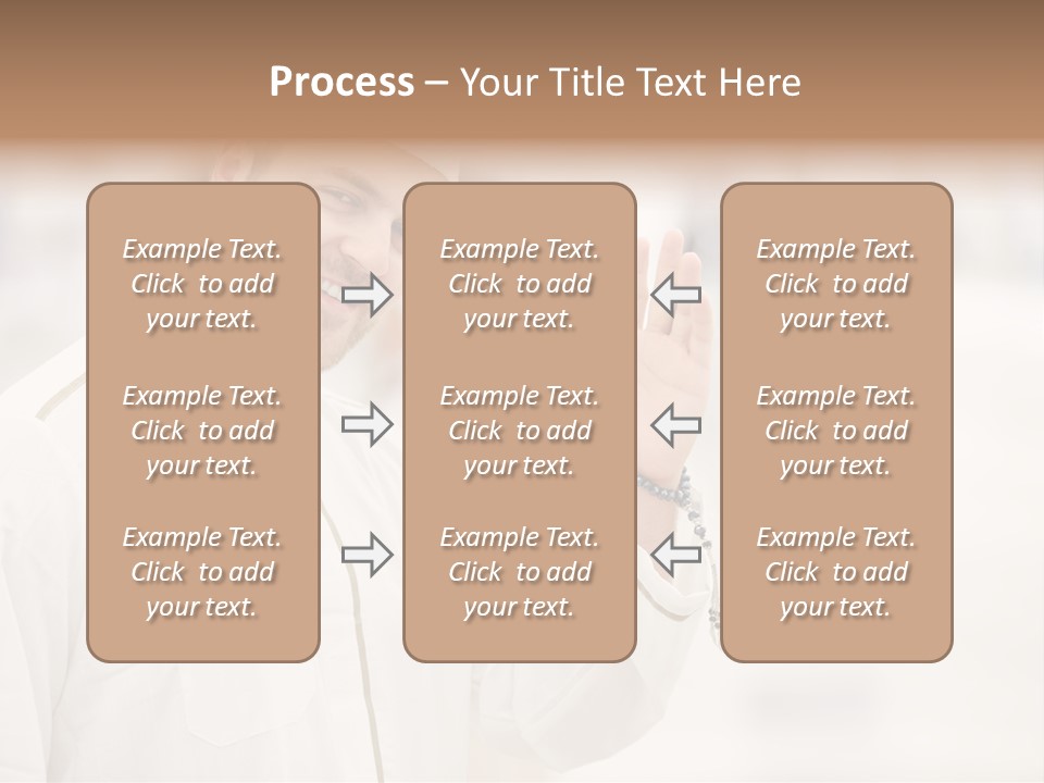 Portrait Mekah Face PowerPoint Template