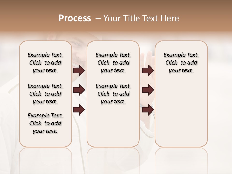 Portrait Mekah Face PowerPoint Template