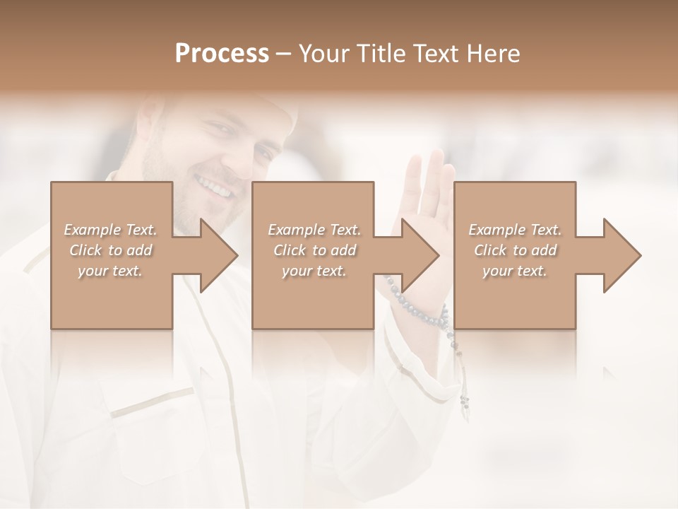Portrait Mekah Face PowerPoint Template
