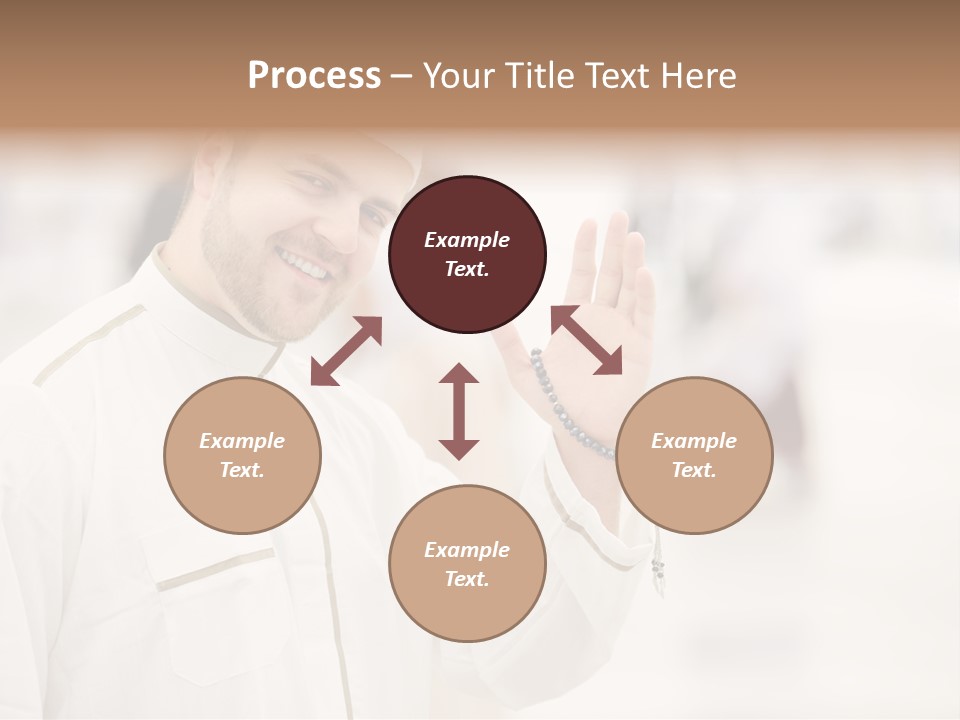 Portrait Mekah Face PowerPoint Template