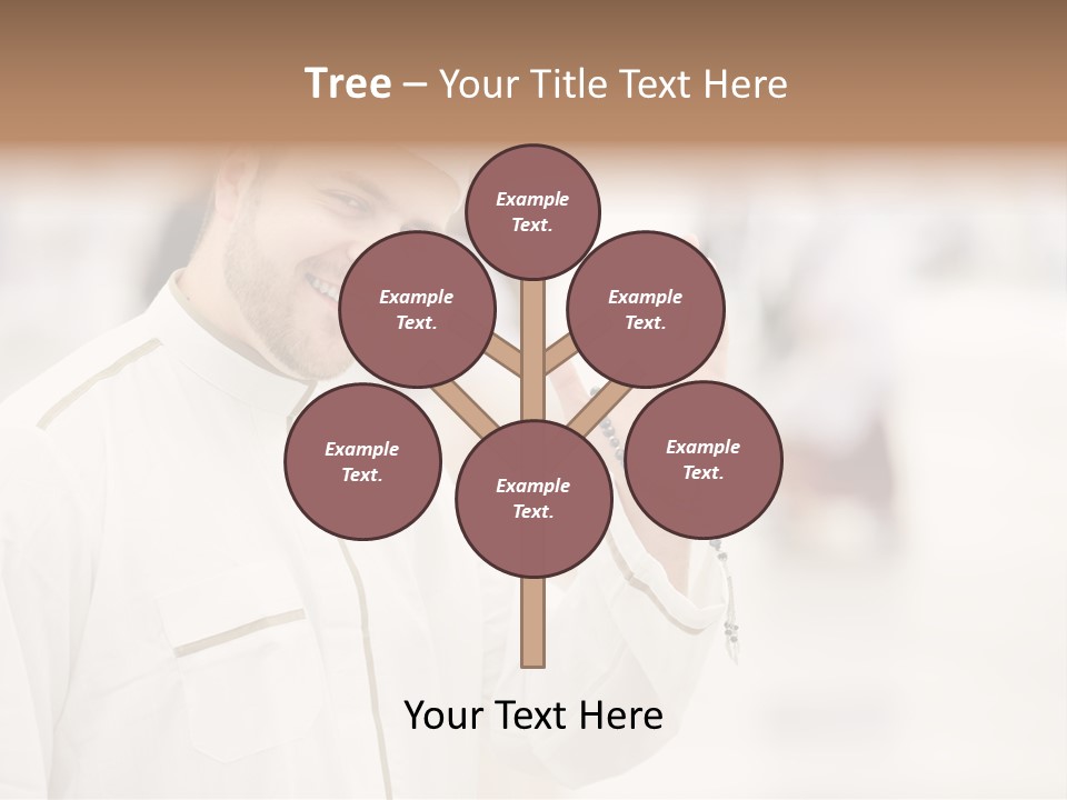 Portrait Mekah Face PowerPoint Template