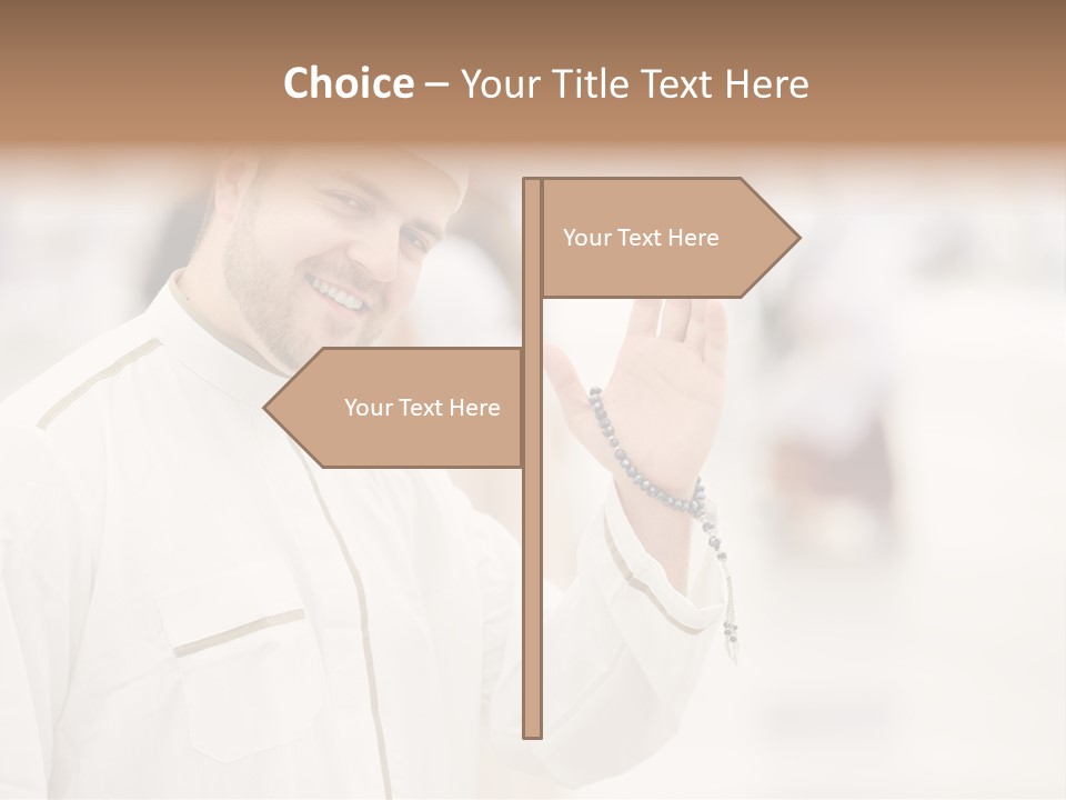 Portrait Mekah Face PowerPoint Template