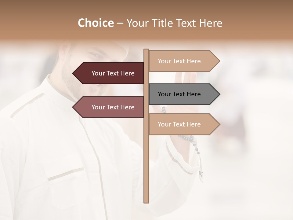 Portrait Mekah Face PowerPoint Template