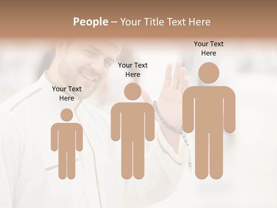 Portrait Mekah Face PowerPoint Template