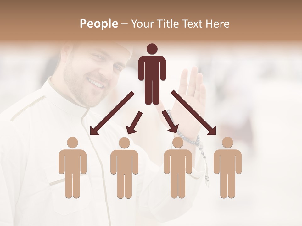 Portrait Mekah Face PowerPoint Template