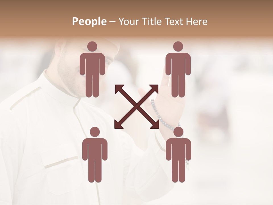 Portrait Mekah Face PowerPoint Template