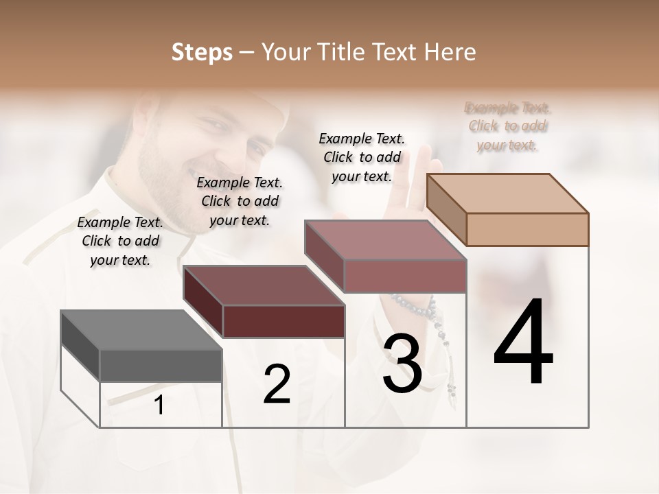 Portrait Mekah Face PowerPoint Template