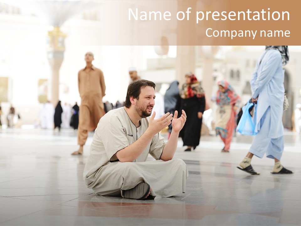 Makkah Medina Saudi Arabia PowerPoint Template