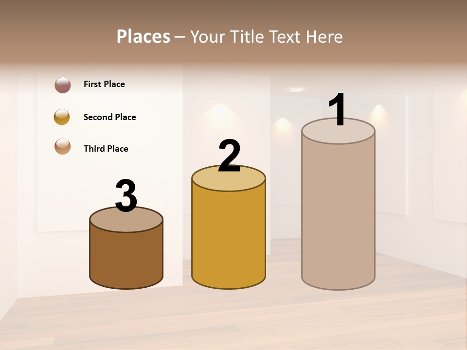 Space Room Gallery PowerPoint Template