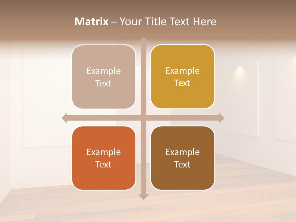 Space Room Gallery PowerPoint Template