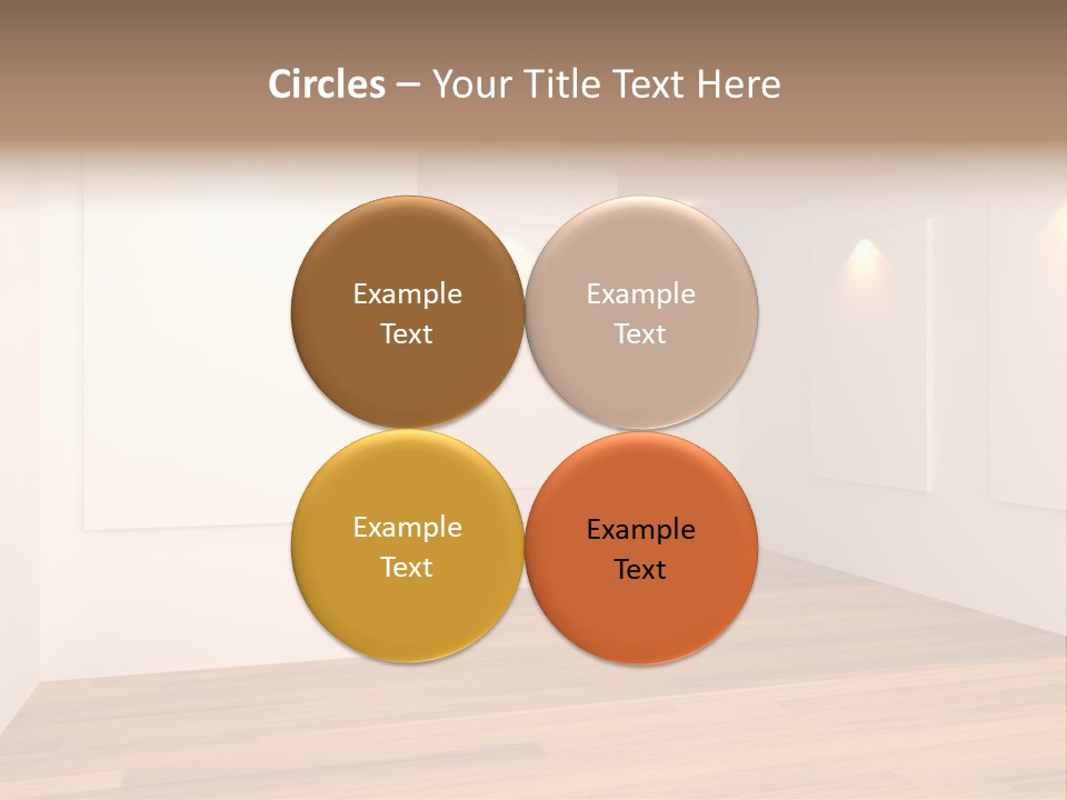 Space Room Gallery PowerPoint Template