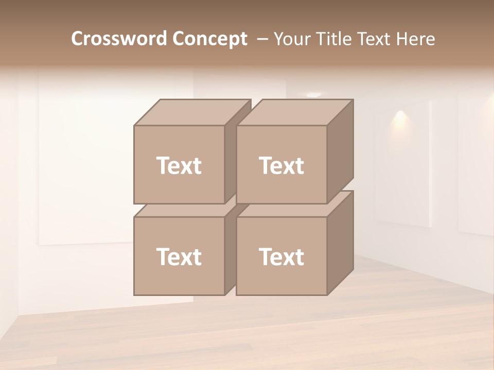 Space Room Gallery PowerPoint Template