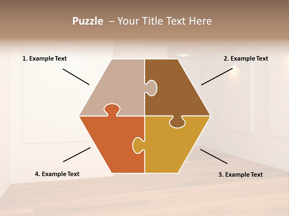 Space Room Gallery PowerPoint Template