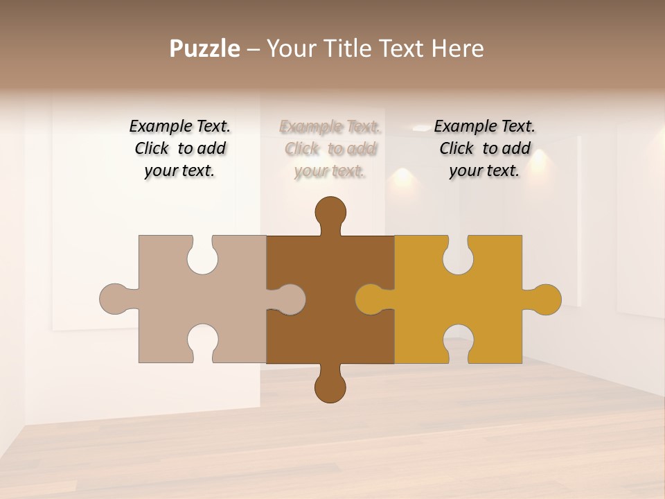 Space Room Gallery PowerPoint Template