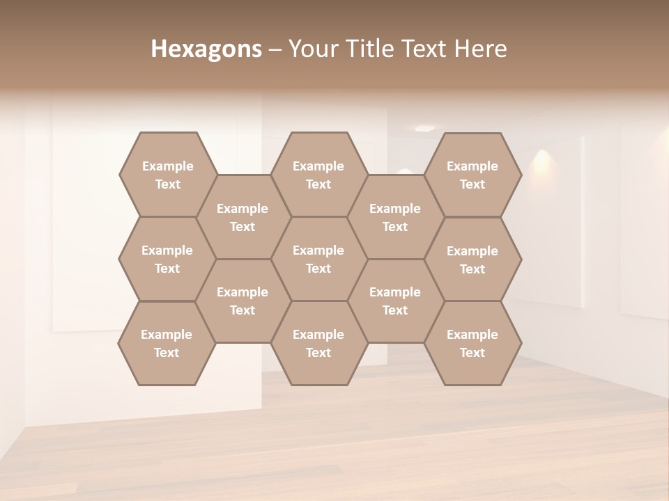 Space Room Gallery PowerPoint Template