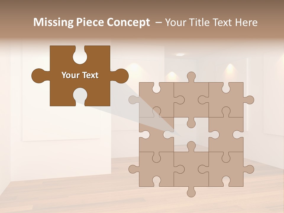 Space Room Gallery PowerPoint Template