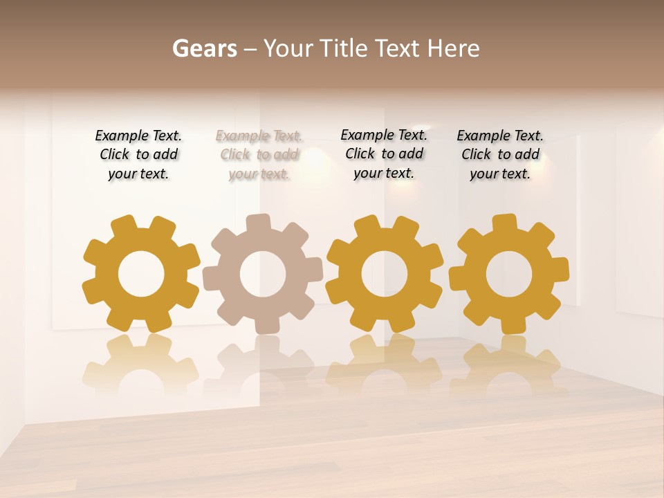 Space Room Gallery PowerPoint Template