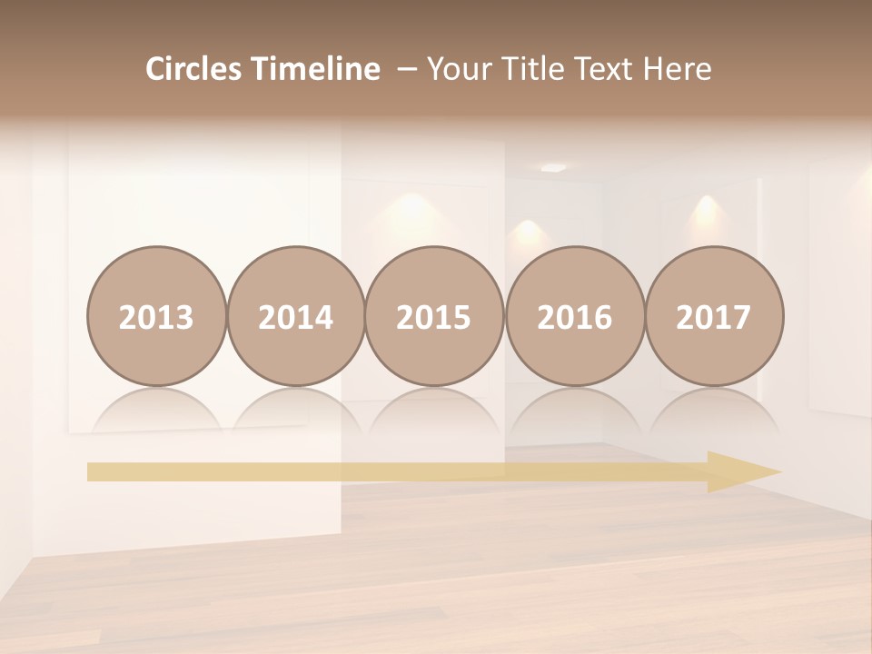 Space Room Gallery PowerPoint Template