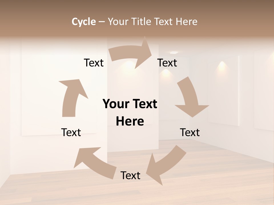 Space Room Gallery PowerPoint Template
